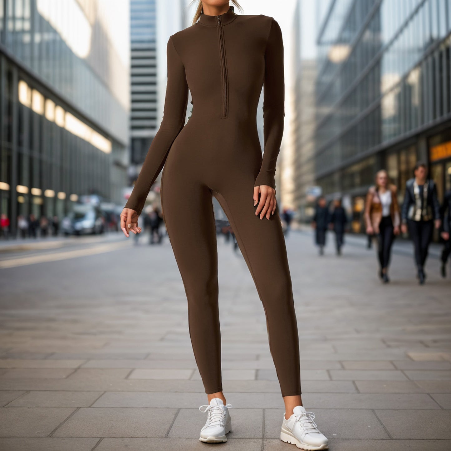 Hip Raise Skinny One-piece Workout Clothes For Women