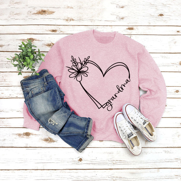 Pullover Round Neck Spot European And American Tops Long-sleeved  Loose Sweater