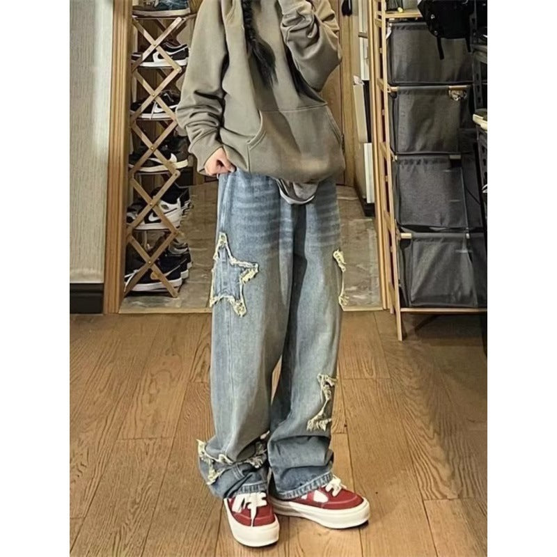 Personality Jeans Women's Fashion Cool Design Sense